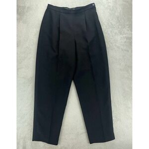 Josephine Chaus Petite Black Pleated‎ Career Dress Pants Size 10